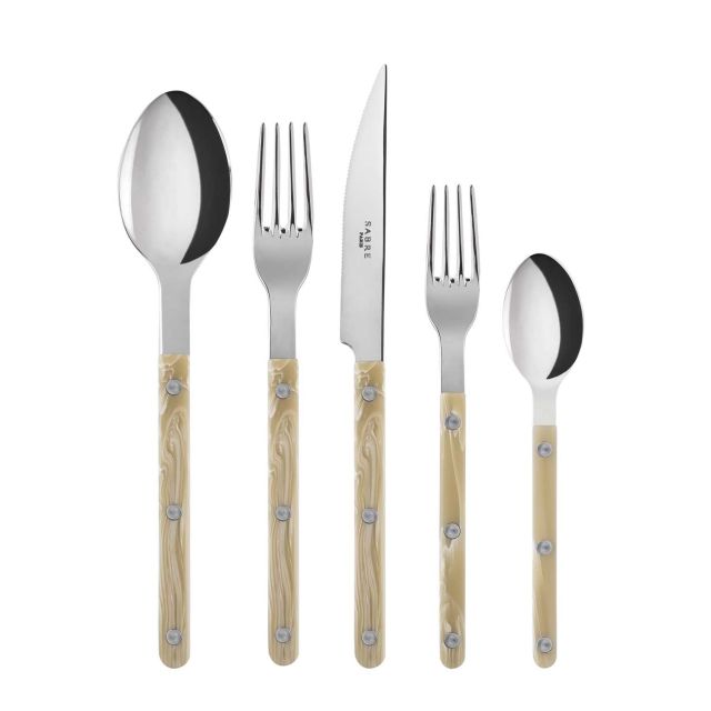 Sabre Bistrot Horn 5 pc place setting BO-HO-5