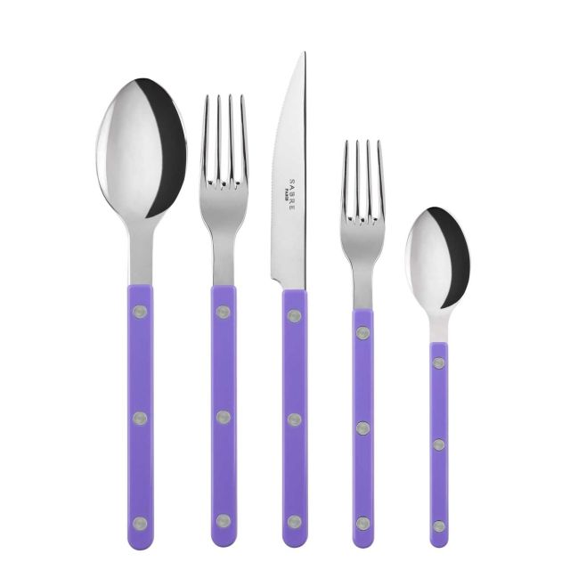 Sabre Bistrot Mauve 5 pc place setting BO-MV-5