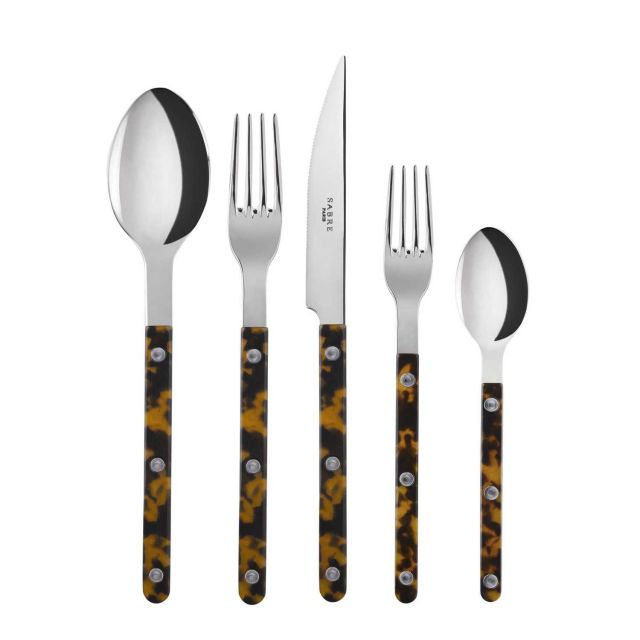Sabre Bistrot Tortoise 5 pc place setting BO-EC-5