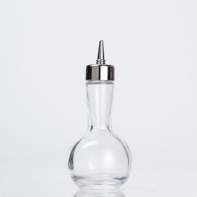 Japanese Bar Tools Bitters Bottle Plain Stainless Steel Top 50ml 992