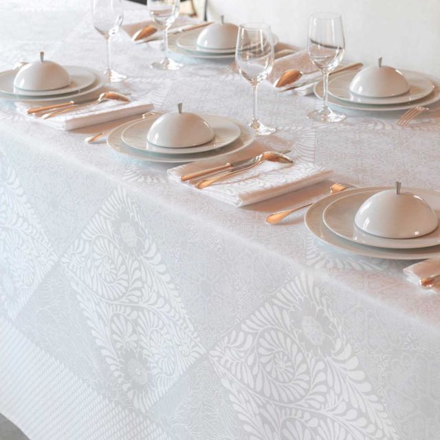 Le Jacquard Francais Bosphore White  