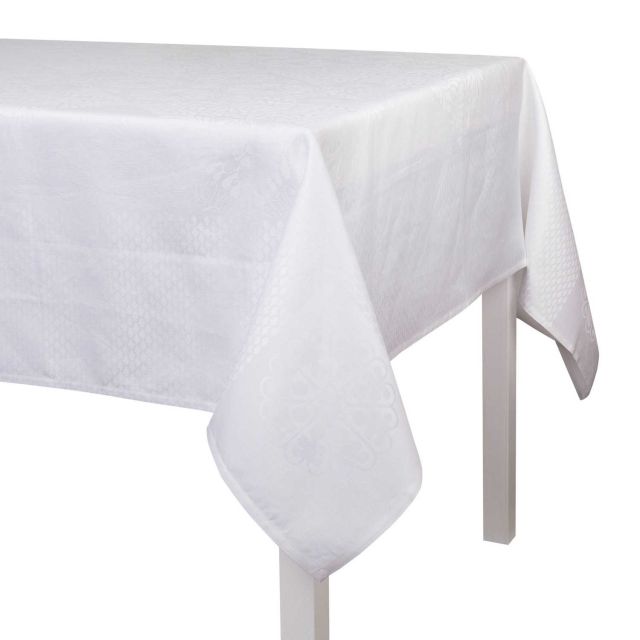 Le Jacquard Francais Bosphore White Tablecloth 69X149 20075