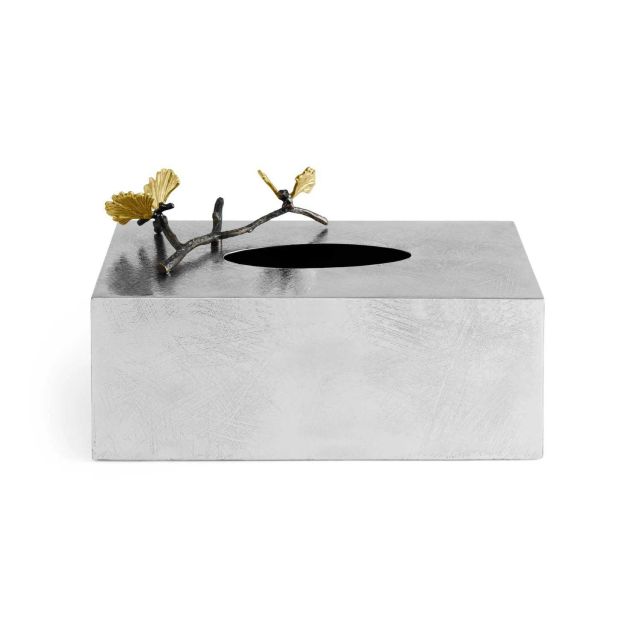 Michael Aram Butterfly Ginkgo Rectangle Tissue Box Holder 175946