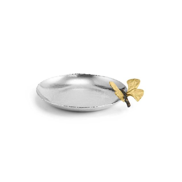 Michael Aram Butterfly Ginkgo Round Trinket Tray 175766