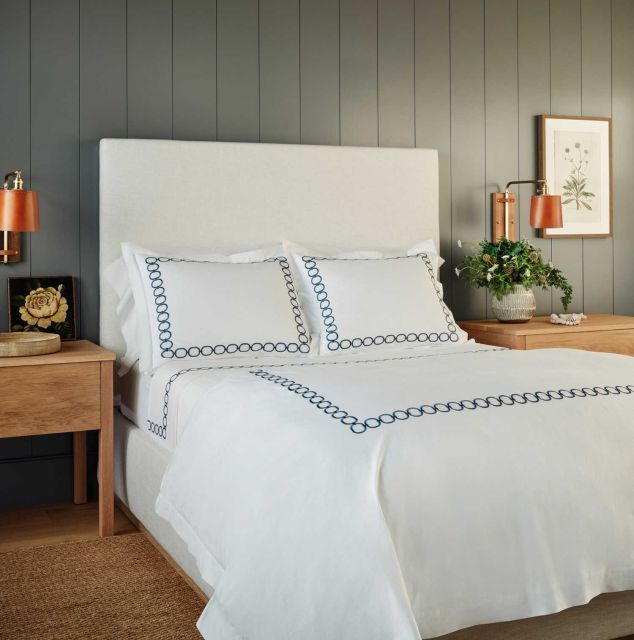 Sferra Catena White/Navy  