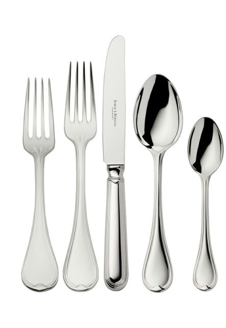 Robbe & Berking Classic-Faden Silverplate 5-Piece Place Setting 05702005PS