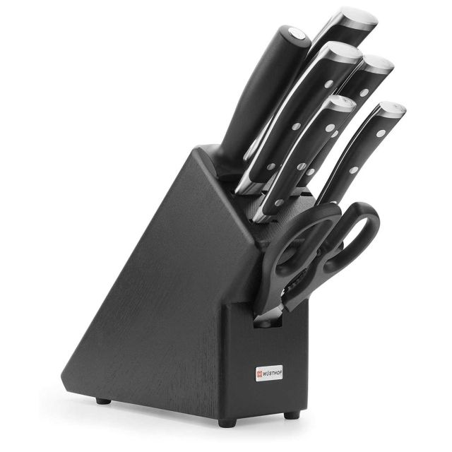 Wusthof Trident Classic Ikon Knife Block Set, 8 pcs. 9878