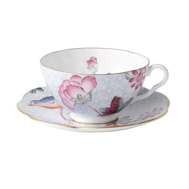 Wedgwood Cuckoo Teacup & Saucer Set Green 5C106805128