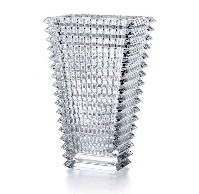 Baccarat Eye Vase Clear Rectangular, Large 2612990