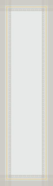 Garnier Thiebaut Galerie Des Glaces Vermeil Tablerunner20&quotX91&quot52Cmx230Cm Stain-Resistant CottonSilver/Gold ThreadsMitred Corners 29043