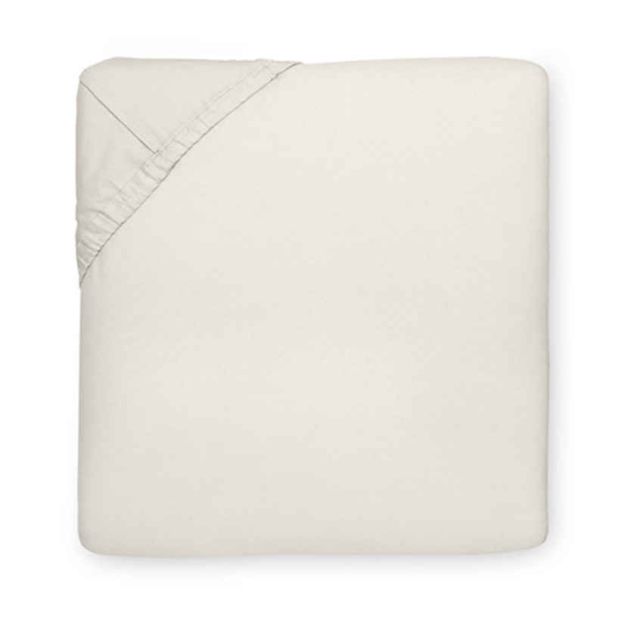 Sferra GIZA 45 PERCALE IVORY - QUEEN BOTTOM FTD 60X80X17 1835QNFTIVO