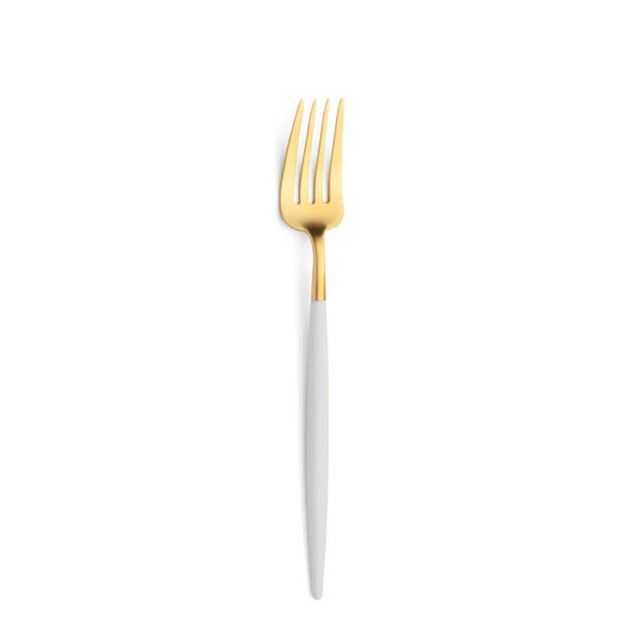 Cutipol Goa White Gold Dinner Fork GO.04.WGB