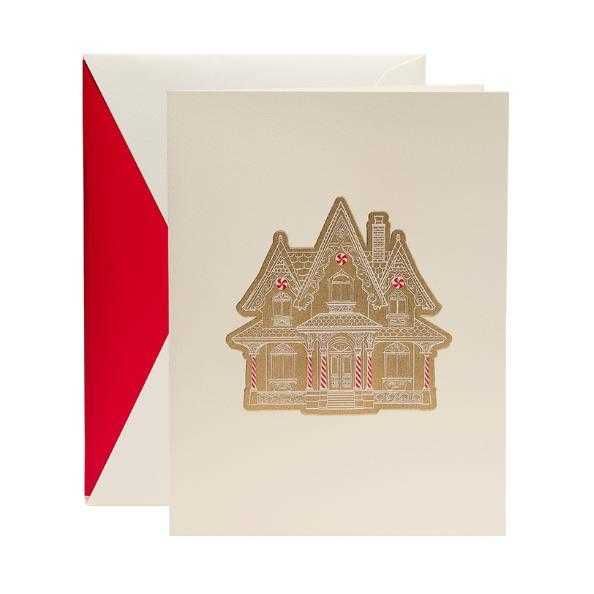 Crane Holiday Cards Gingerbread Cottage Set of 10 KN92410V