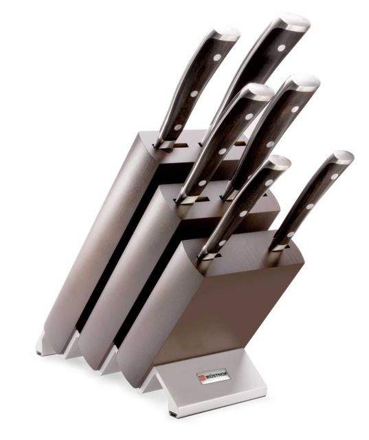 Wusthof Trident Ikon 7-Pcs. Knife Block Set 1090570602