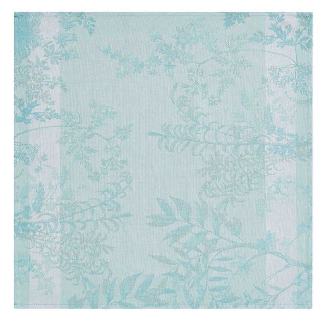 Le Jacquard Francais Jardin D'eden - Blue Napkin 23&quot X 23&quot 29317