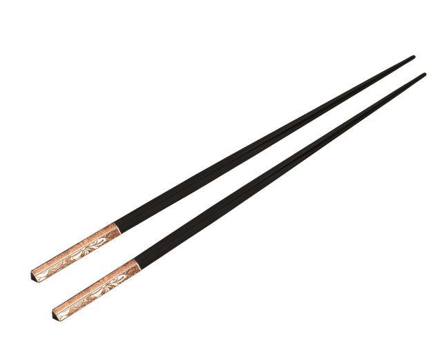 Christofle Jardin d'Eden Pair of Chinese Chopsticks, Pink Gold 04725936