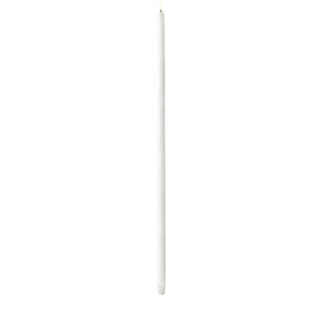 Uyuni LED Tall Taper Candle White Single Candle 75cm UL-TA-NW02375