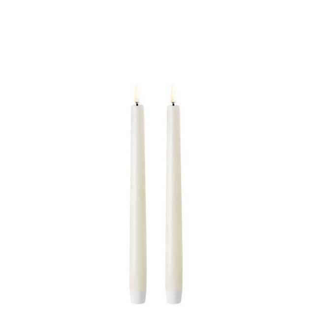 Uyuni LED Taper Candle Ivory 2-Pack UL-TA-IV02325-2