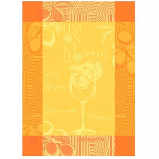 Garnier Thiebaut Limoncello Spritz - Soleil Kitchen Towel 22"x31" 51288
