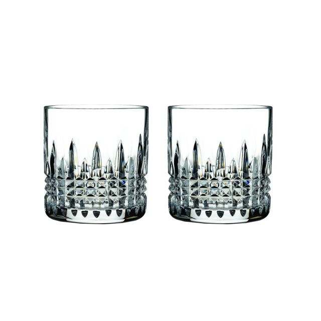 Waterford Lismore Diamond Barware Straight Sided Tumbler Pair - 7oz 40010701
