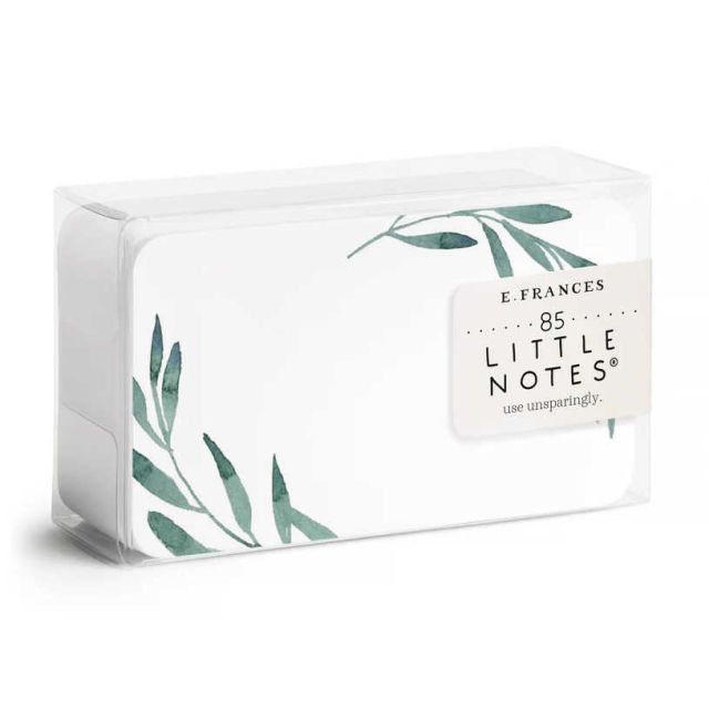 E Frances Paper Little Notes Olive Branch Box Of 85 LN137