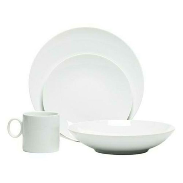 Rosenthal Loft White 16 Pc Set 4 Ea Rnd Dinner/Salad/Soup/Mug 11900-800001-00016
