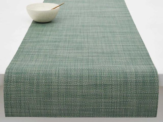 Chilewich Mini Basketweave Runner Ivy  100133-043