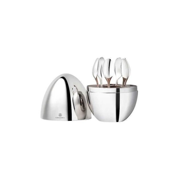 Christofle Mood Set 6 Espresso Spoons B00065636