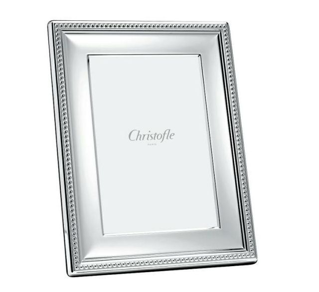 Christofle Perles Picture Frames  