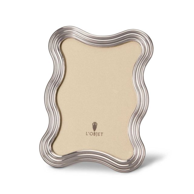 L'Objet Ripple Platinum Frame 5 x 7&quot - 13 x 18cm F5100M