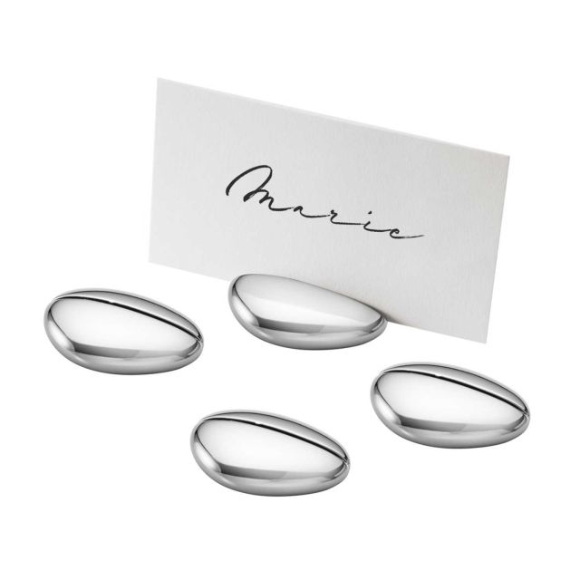 Georg Jensen Sky Place Card Holders, 4 Pcs 10019305