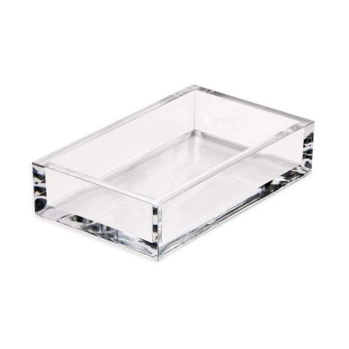 Caspari  Acrylic- Clear Guest Towel Holder HG02