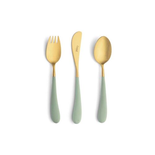 Cutipol Alice Celadon Gold 3 pce Set ALI.3.CEGB