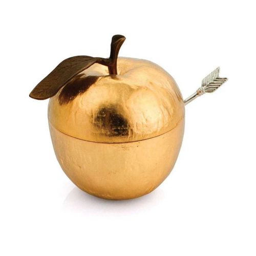 Michael Aram  Apple Honey Pot W/Spn Gp 110782
