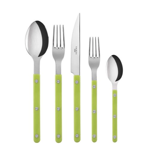 Sabre Bistrot Lime 5 pc place setting BO-LG-5