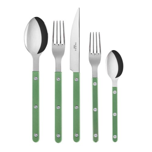 Sabre Bistrot Pearly Garden Green 5 Pieces Cutlery Set  2344-005-0245