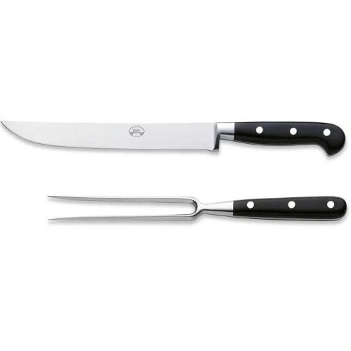 Berti Black Lucite Carving set 558