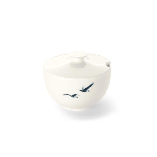 Dibbern Blue Birds Sugar Bowl With Lid Round 0116016100