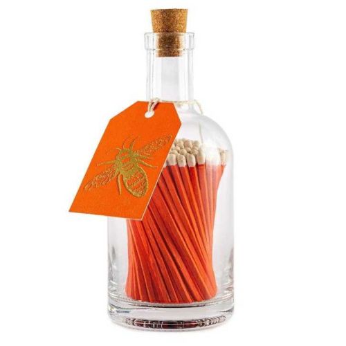 Archivist Gallery Bottle Matches Gold Bees GB51