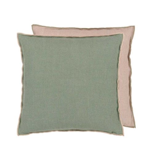 Designers Guild Brera Lino Brera Lino Thyme & Pebble Cushion 55x55cm CCDG1427