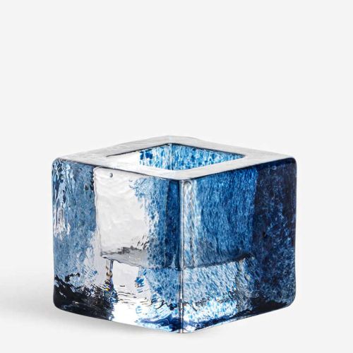 Kosta Boda Brick Brick Votive Blue 7061032