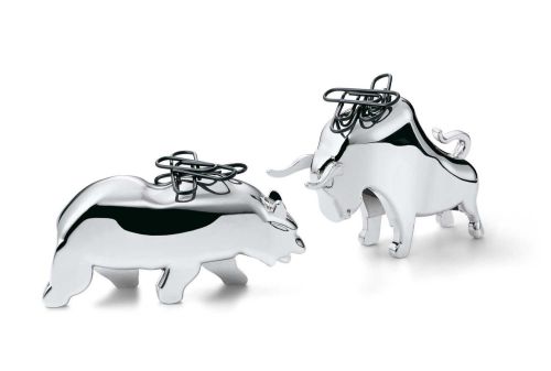 Philippi  Bull & Bear Paper Clip Holder 209009