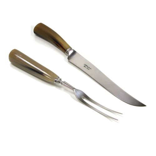 Abbeyhorn Carver Set Carver Set - Two Piece - Oxhorn - Boxed T34PB