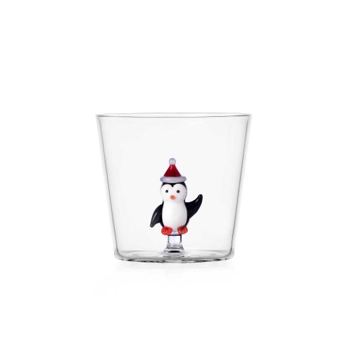 Ichendorf Christmas Tales Tumbler Penguin W/ Christmas Hat 11.8 oz IC352.095.19