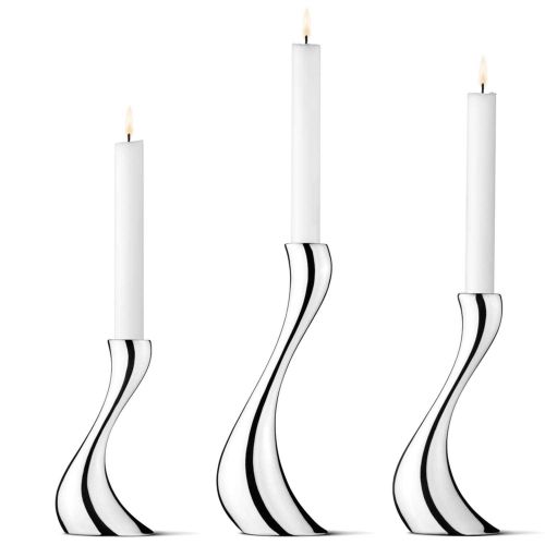 Georg Jensen Cobra Candleholder Set 3 Pcs 3586624