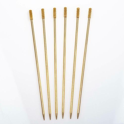 Japanese Bar Tools Cocktail Picks Square Gold Set Of 6 TD21604770