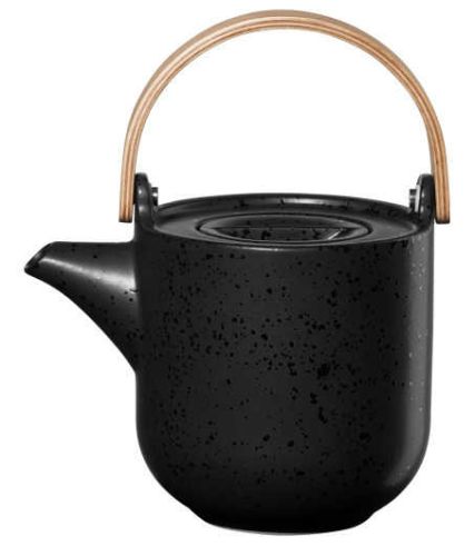 Asa Coppa Kuro Teapot With Wooden Handle  19371190