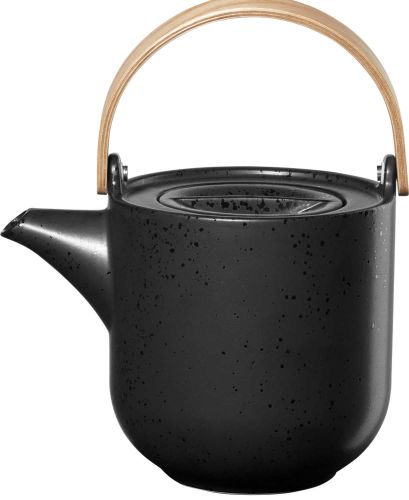 Asa Coppa Kuro Teapot With Wooden Handle, Kuro  19370190