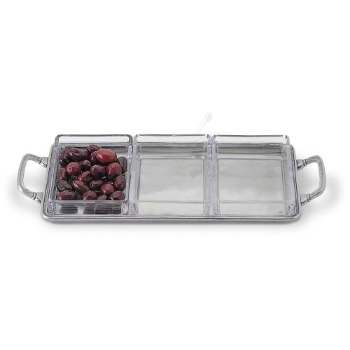 Match  Crudite Tray W/3 Cocktail Forks M1115.8