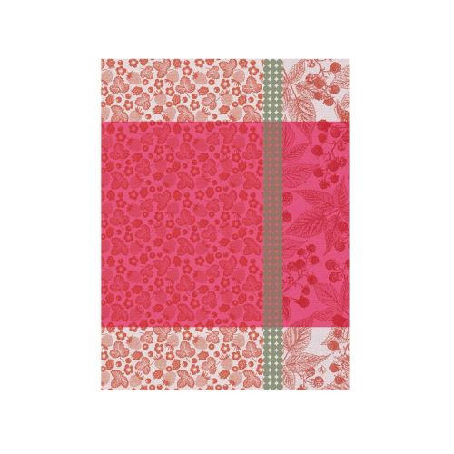 Le Jacquard Francais Cueillette D'ete - Red Tea Towel 24&quot X 31&quot 30429